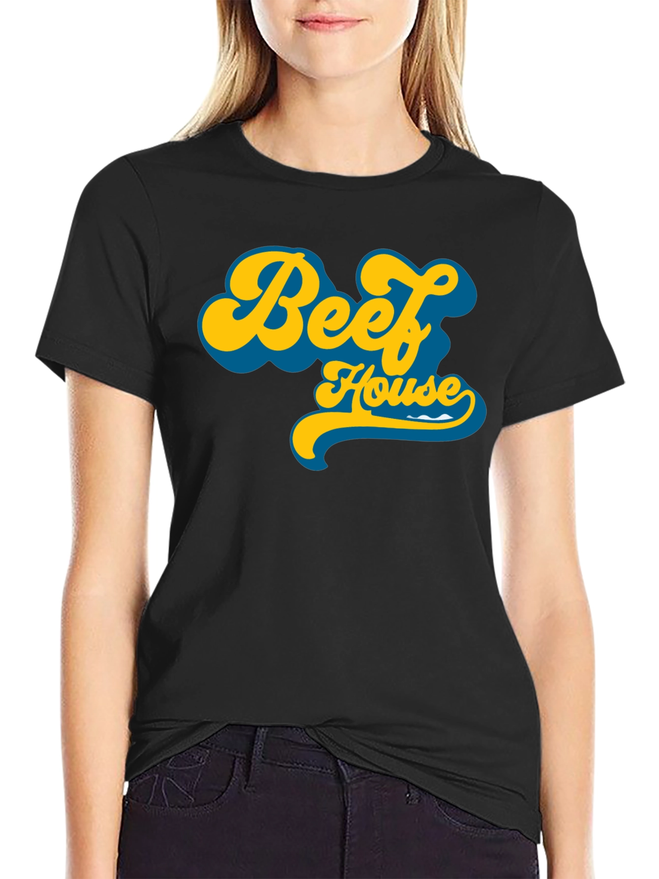 Beef House T-Shirt Retro Design