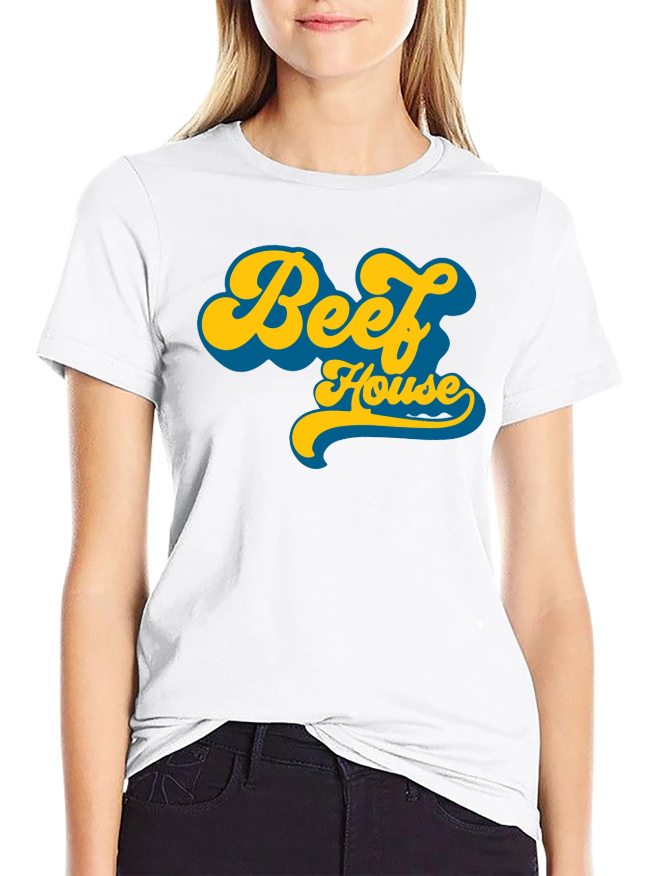 Beef House T-Shirt Retro Design