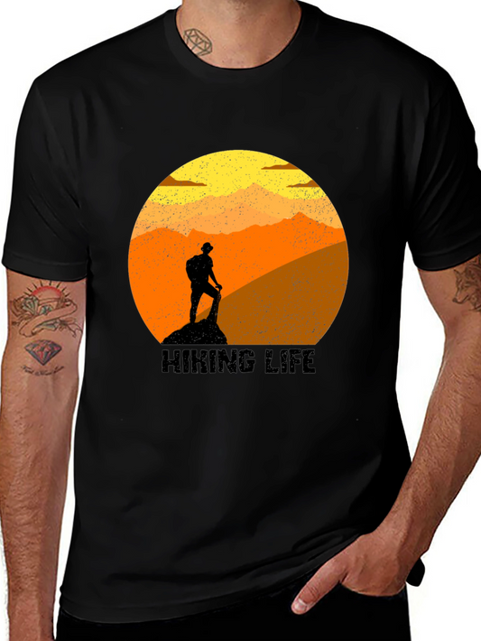 Hiking Life Graphic Tee - Adventure Shirt