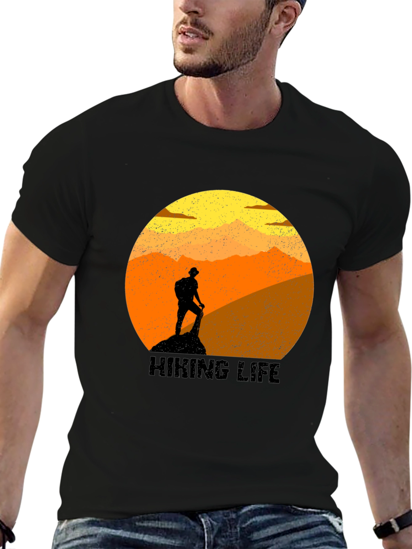 Hiking Life Graphic Tee - Adventure Shirt