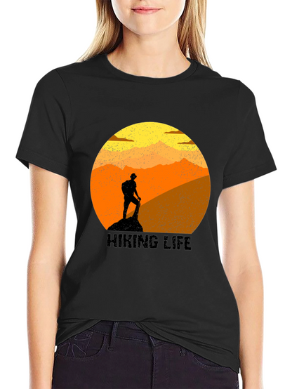 Hiking Life Graphic Tee - Adventure Shirt