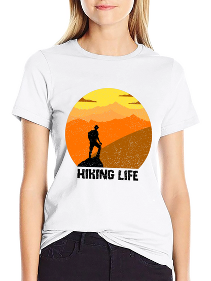 Hiking Life Graphic Tee - Adventure Shirt