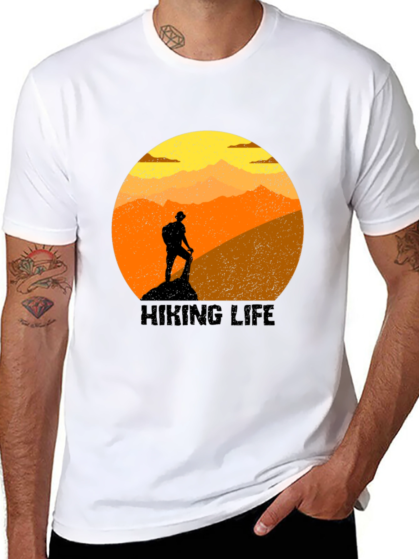 Hiking Life Graphic Tee - Adventure Shirt