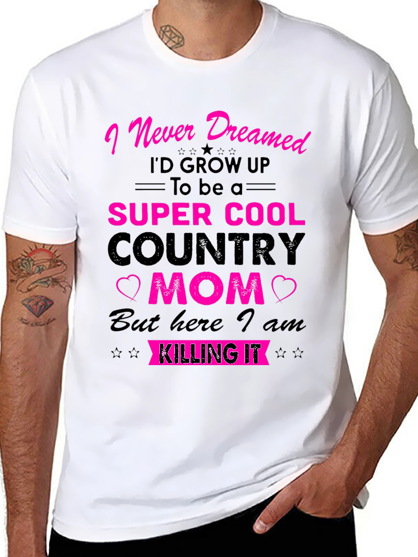 Super Cool Country Mom T-Shirt