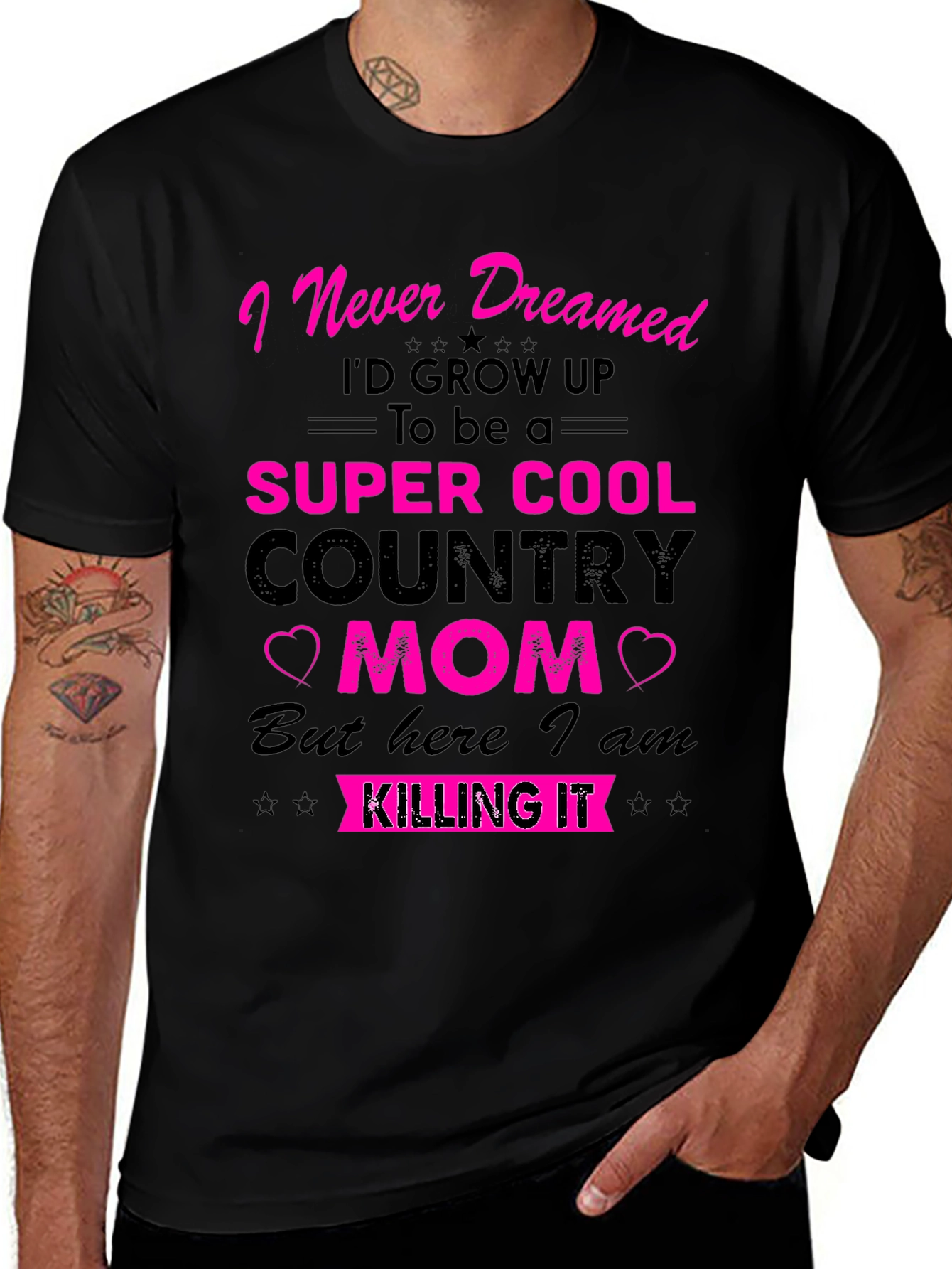 Super Cool Country Mom T-Shirt
