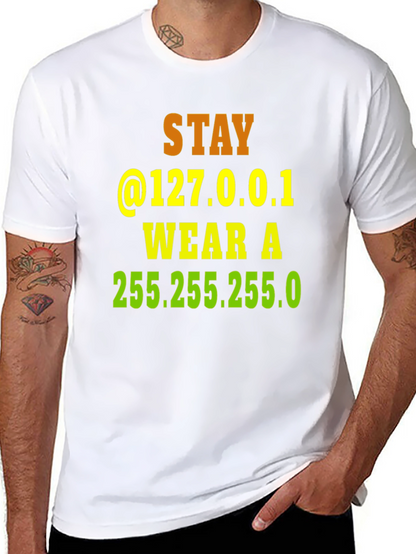 Stay Home T-Shirt - Geeky Developer Gift