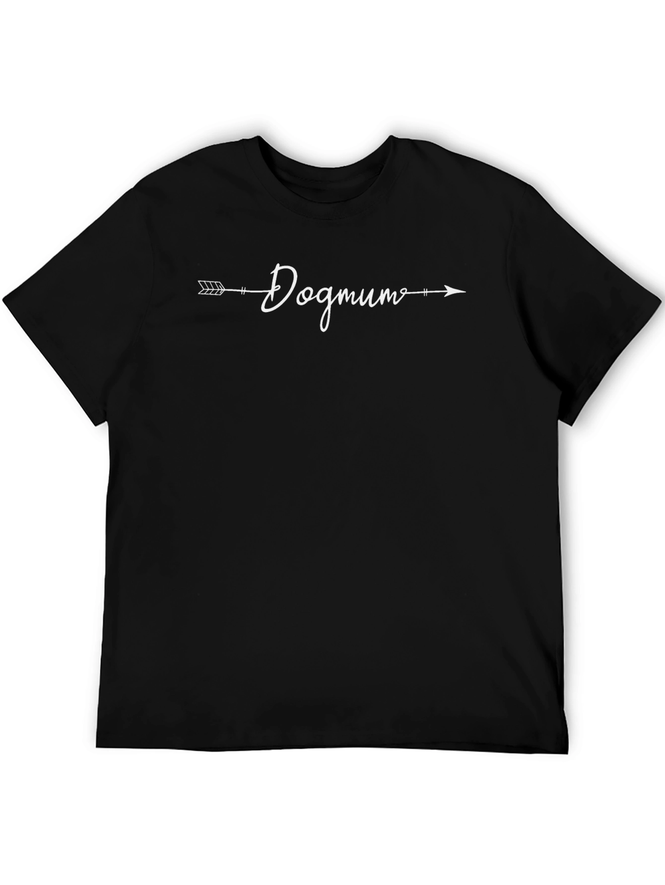 Dogmum Arrow Graphic Tee - Unisex Black T-Shirt