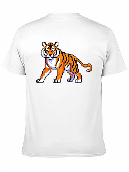 Pixel Tiger Graphic T-Shirt - Retro Gaming Style!