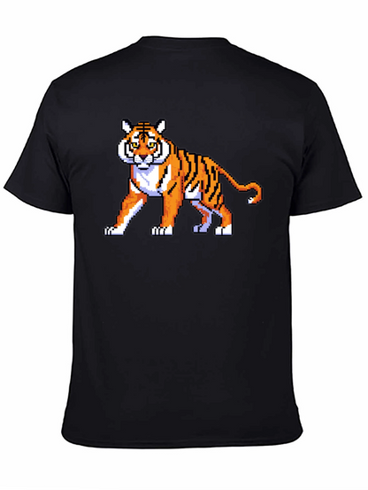 Pixel Tiger Graphic T-Shirt - Retro Gaming Style!