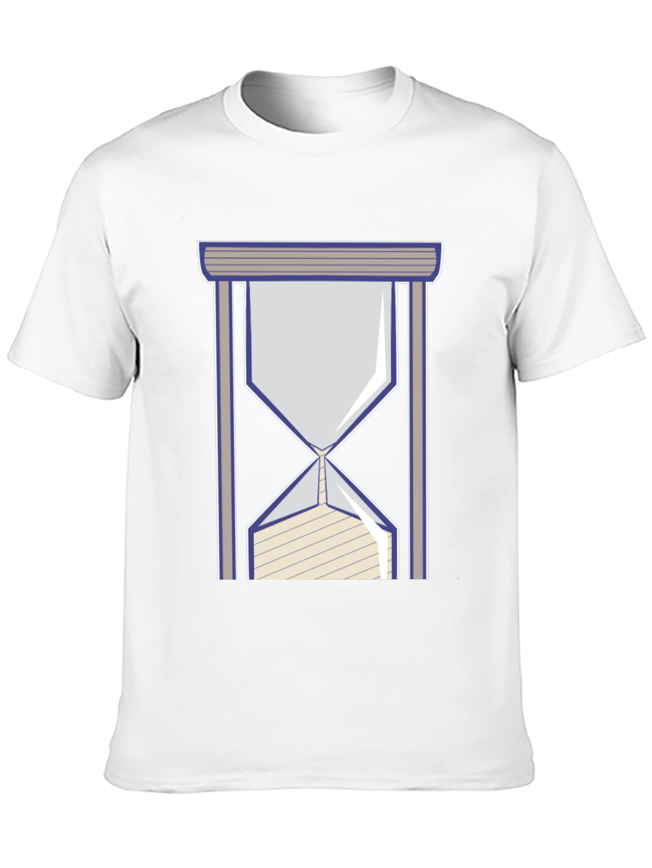 Time Flies T-Shirt: Hourglass Design