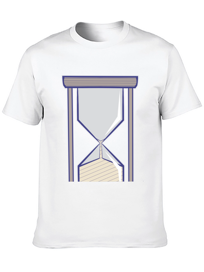 Time Flies T-Shirt: Hourglass Design