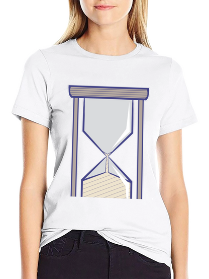Time Flies T-Shirt: Hourglass Design