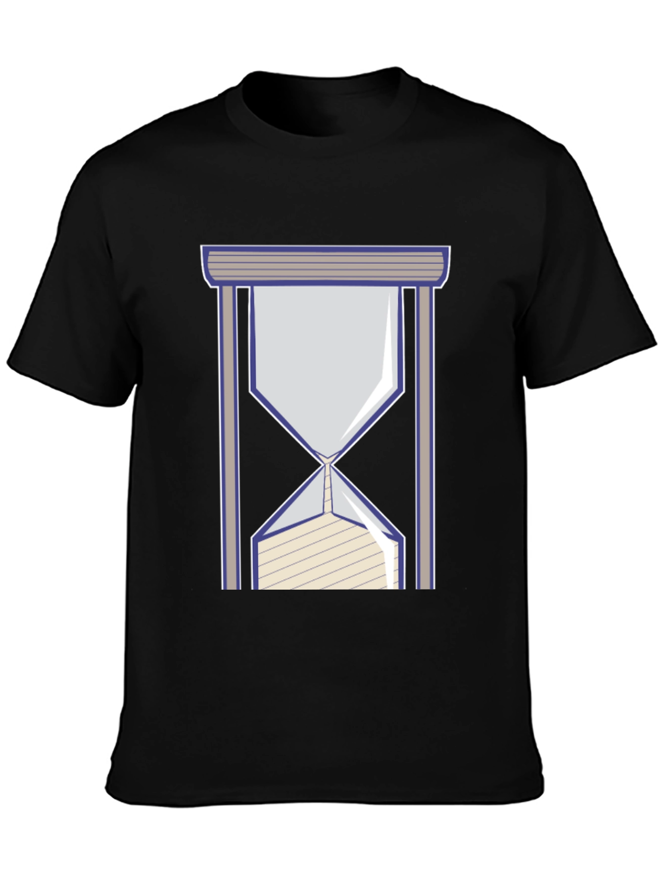 Time Flies T-Shirt: Hourglass Design