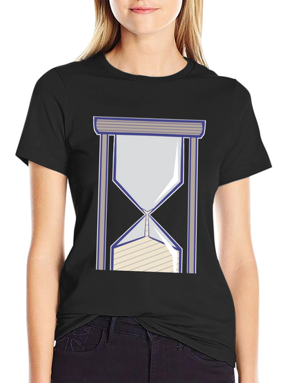 Time Flies T-Shirt: Hourglass Design