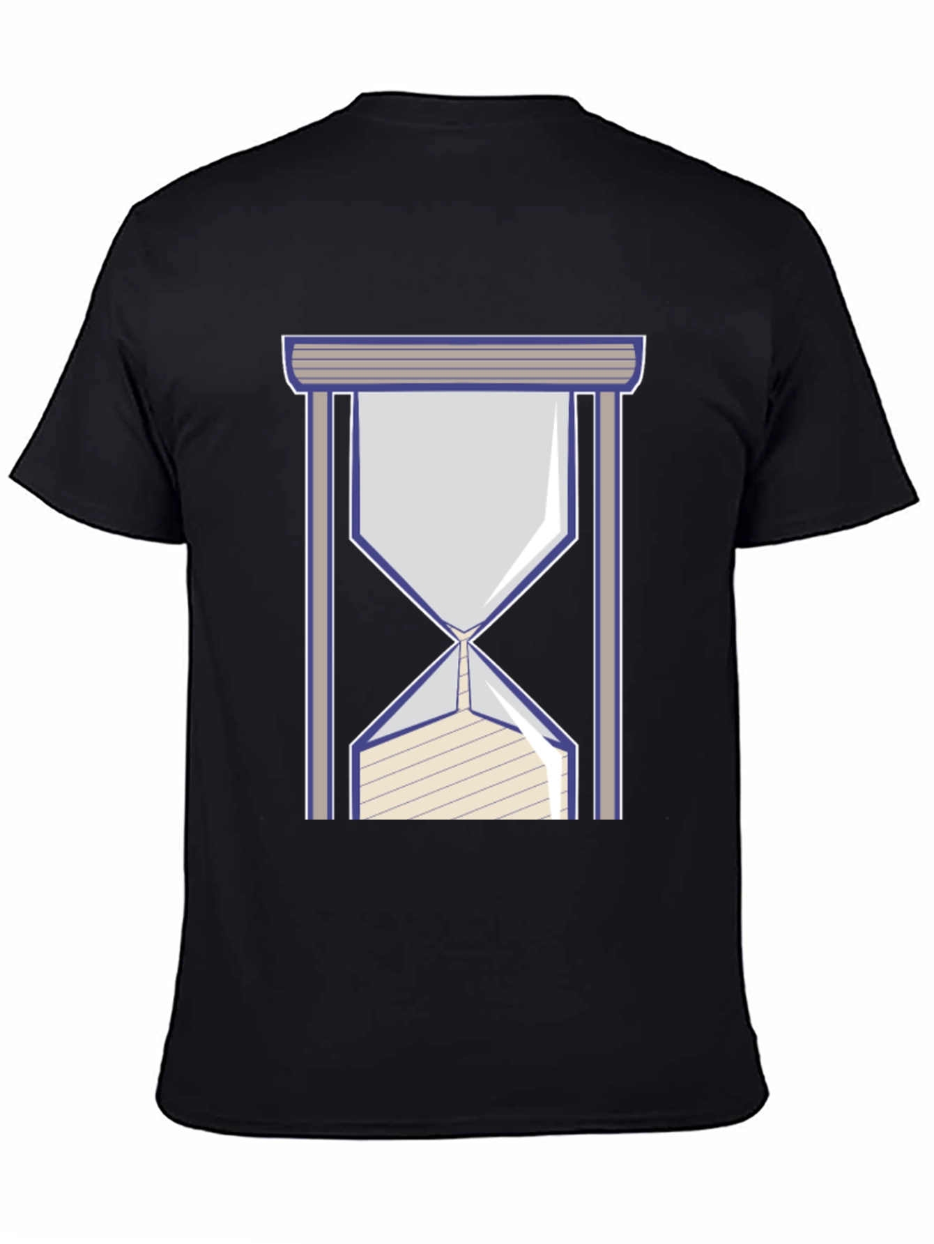 Time Flies T-Shirt: Hourglass Design
