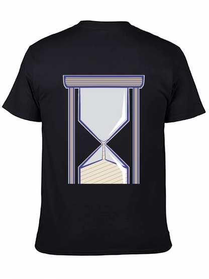 Time Flies T-Shirt: Hourglass Design
