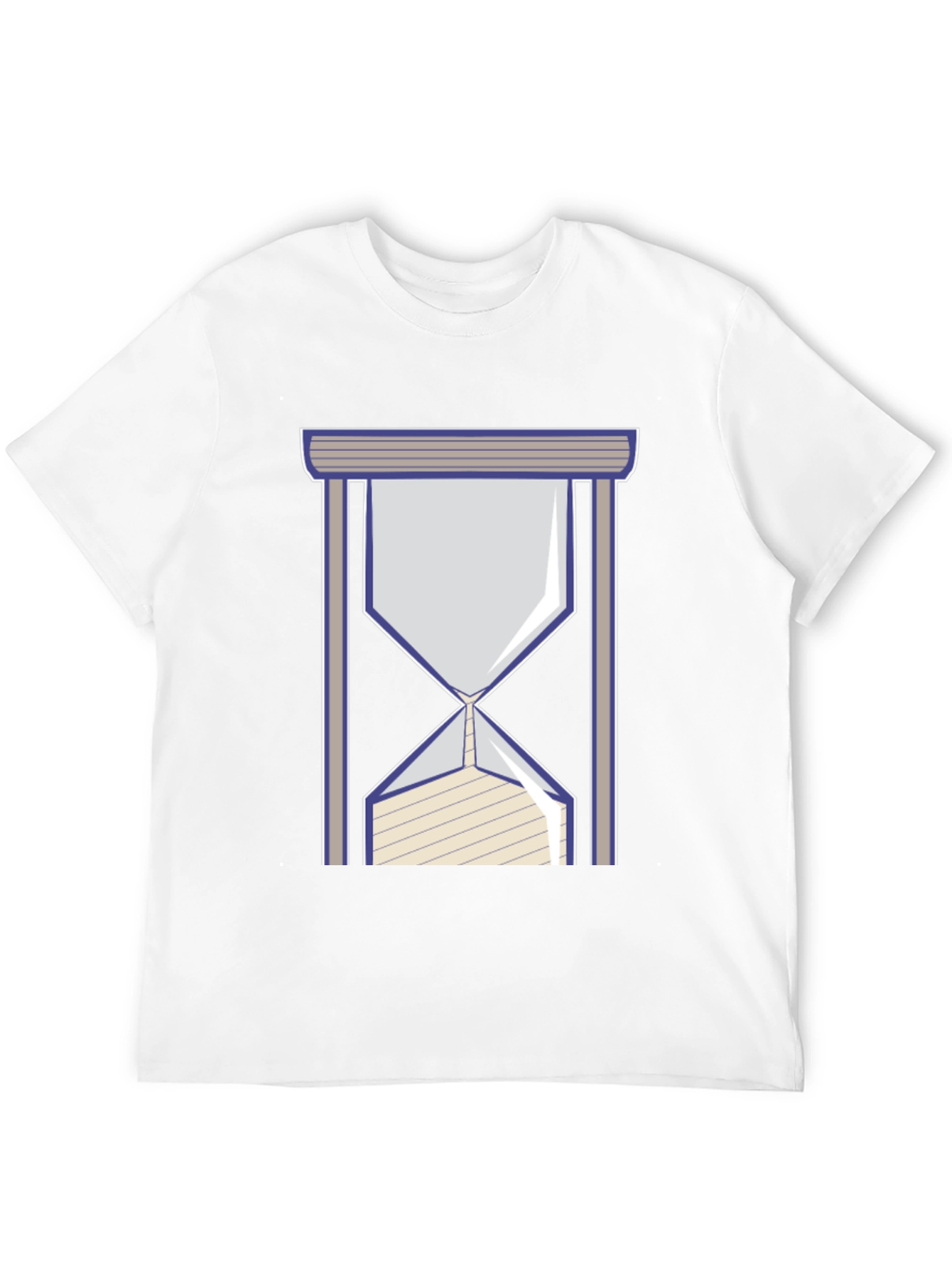 Time Flies T-Shirt: Hourglass Design