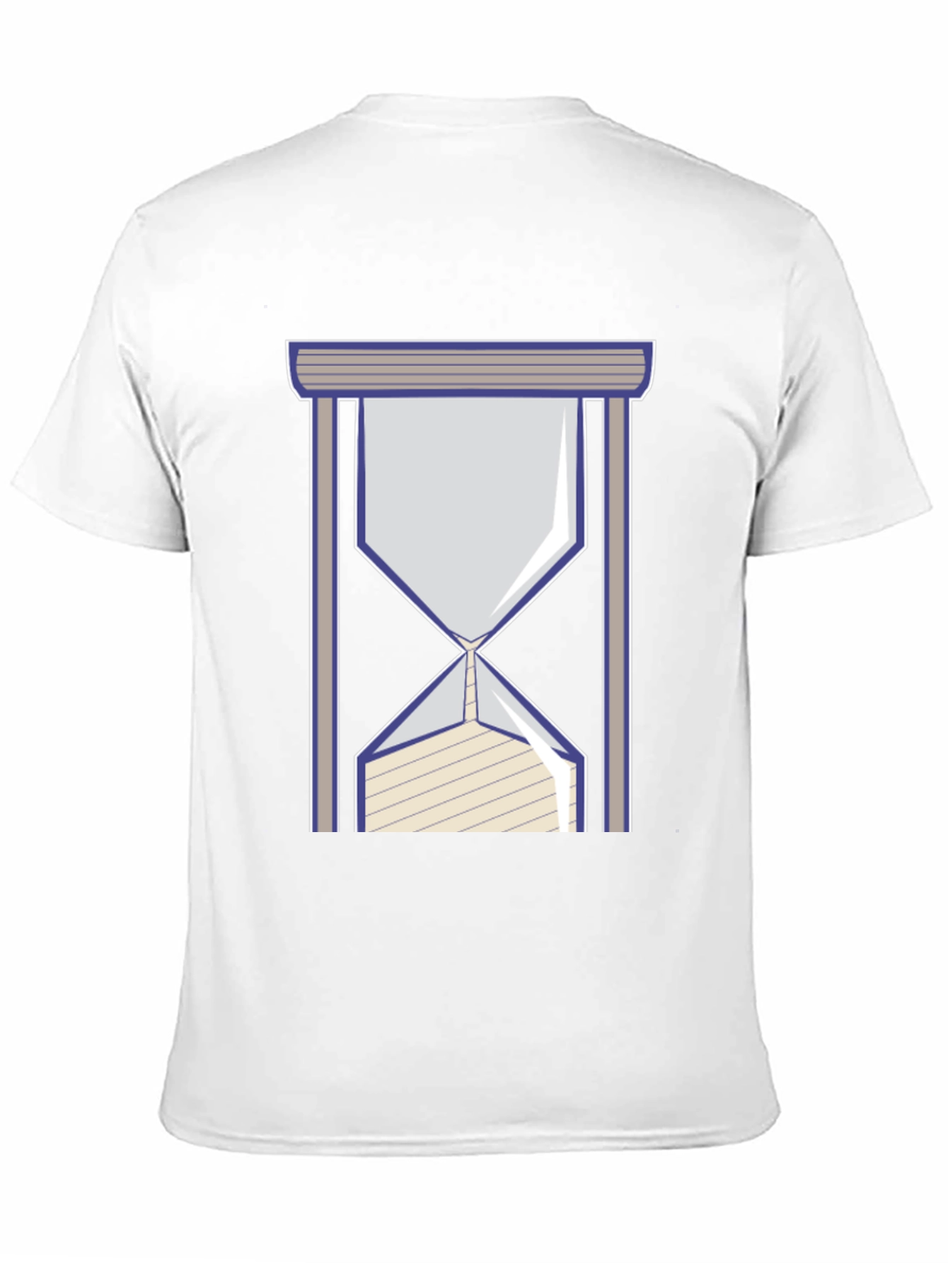 Time Flies T-Shirt: Hourglass Design