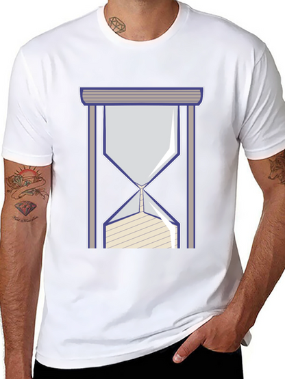 Time Flies T-Shirt: Hourglass Design