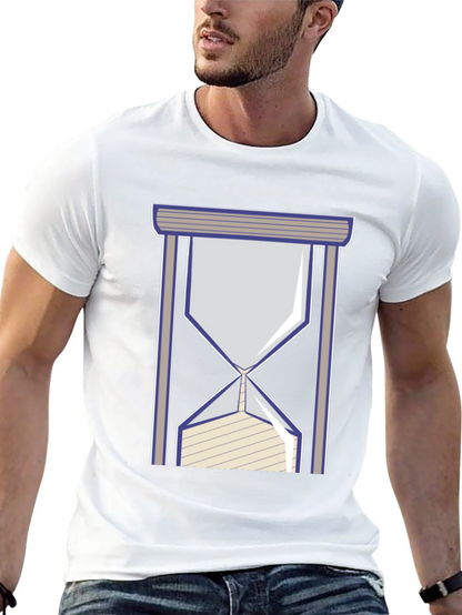 Time Flies T-Shirt: Hourglass Design