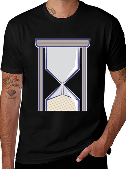 Time Flies T-Shirt: Hourglass Design