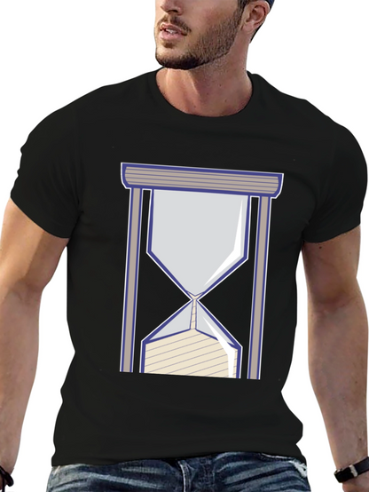 Time Flies T-Shirt: Hourglass Design