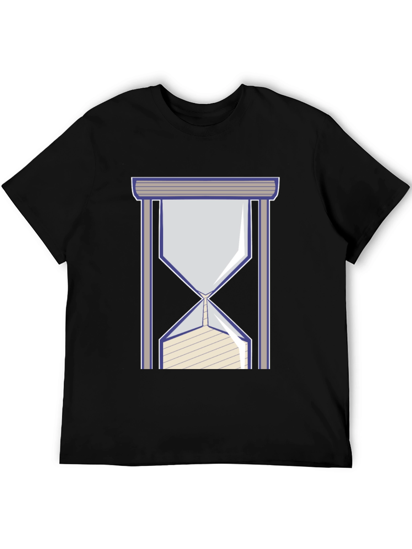 Time Flies T-Shirt: Hourglass Design