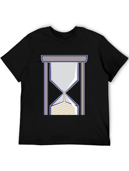 Time Flies T-Shirt: Hourglass Design