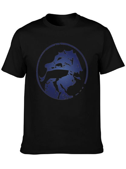 Mortal Kombat Dragon Logo Black T-Shirt
