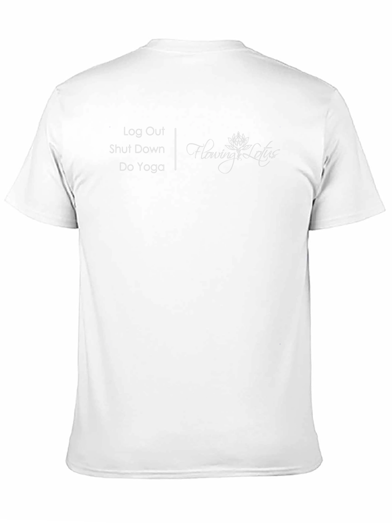 Log Out Shut Down Do Yoga Graphic Tee