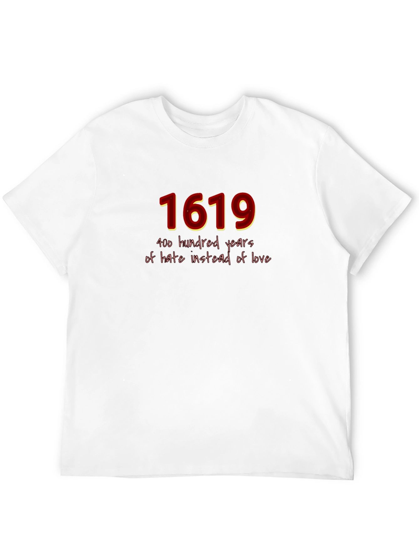 1619 Hate Instead of Love Graphic T-Shirt