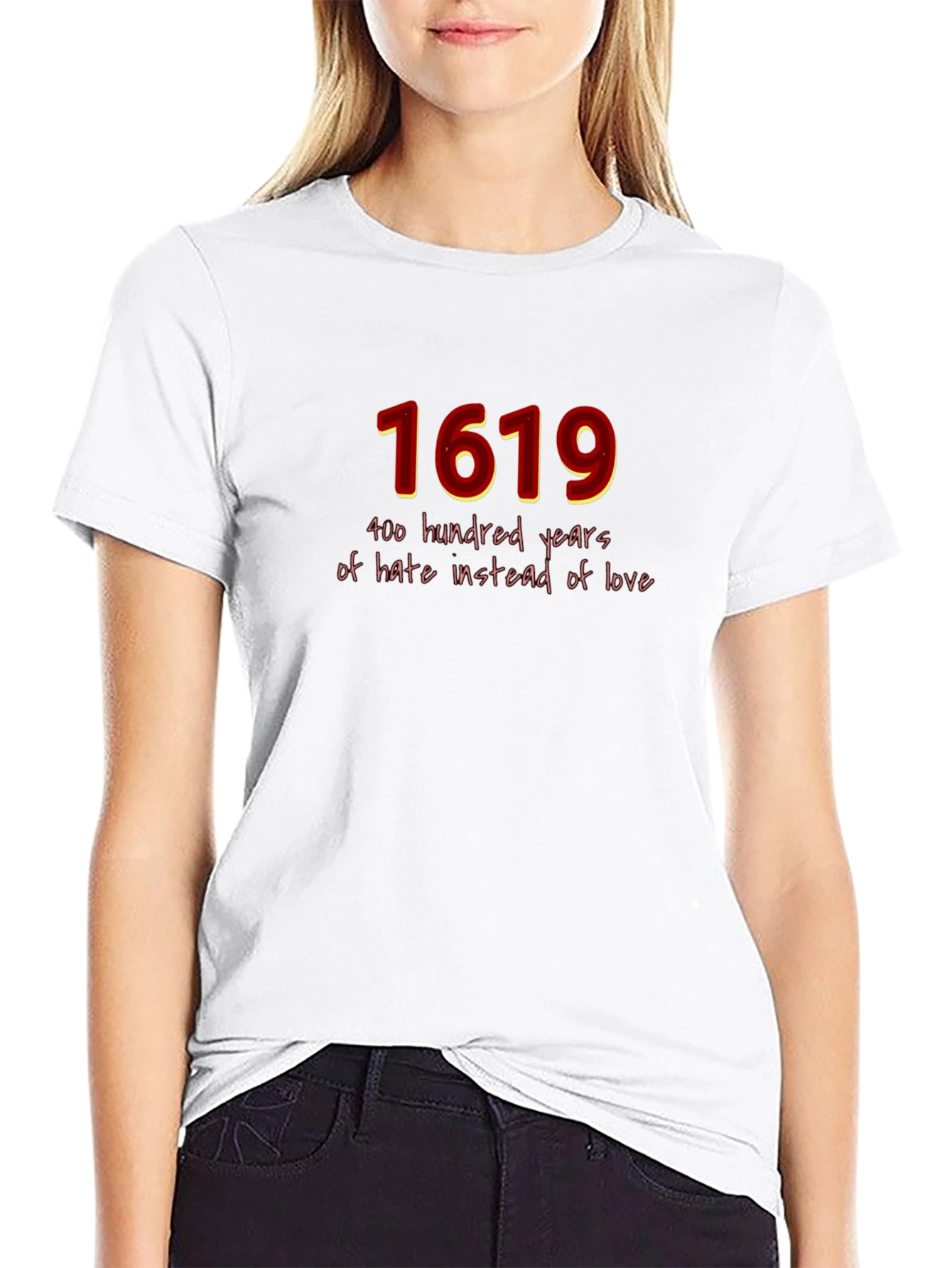 1619 Hate Instead of Love Graphic T-Shirt