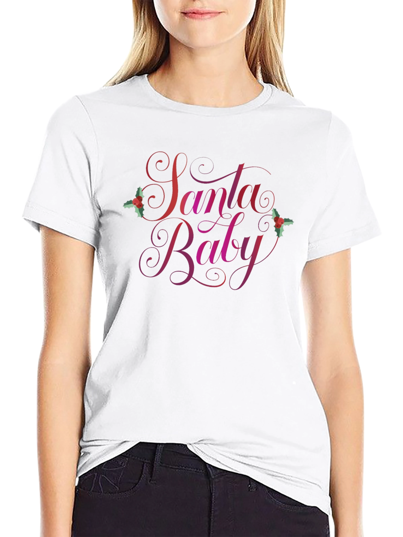 Santa Baby Christmas Graphic Tee