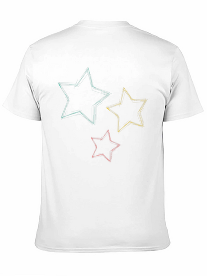 Starry Sketch Tee - Stylish Graphic T-Shirt