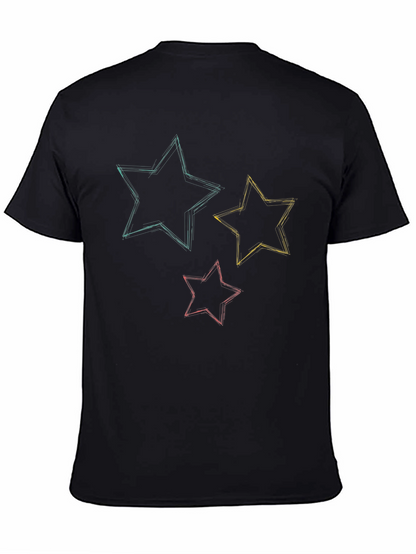 Starry Sketch Tee - Stylish Graphic T-Shirt
