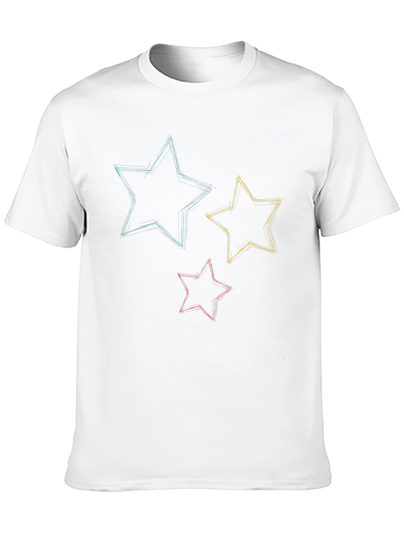 Starry Sketch Tee - Stylish Graphic T-Shirt
