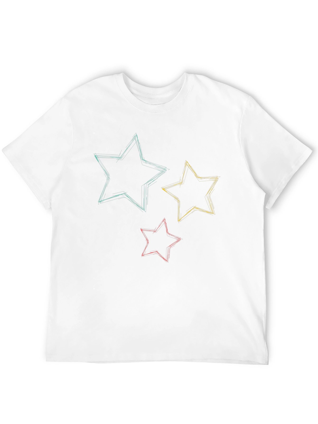 Starry Sketch Tee - Stylish Graphic T-Shirt