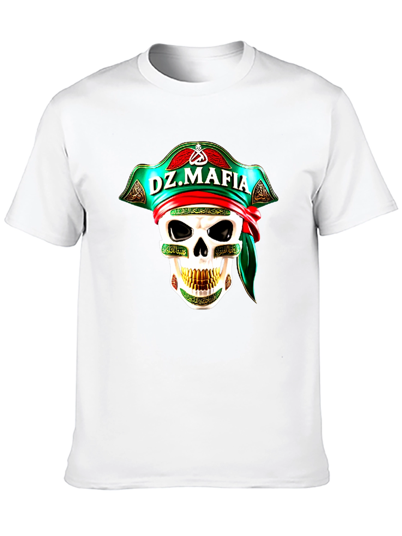 DZ Mafia Skull Graphic T-Shirt