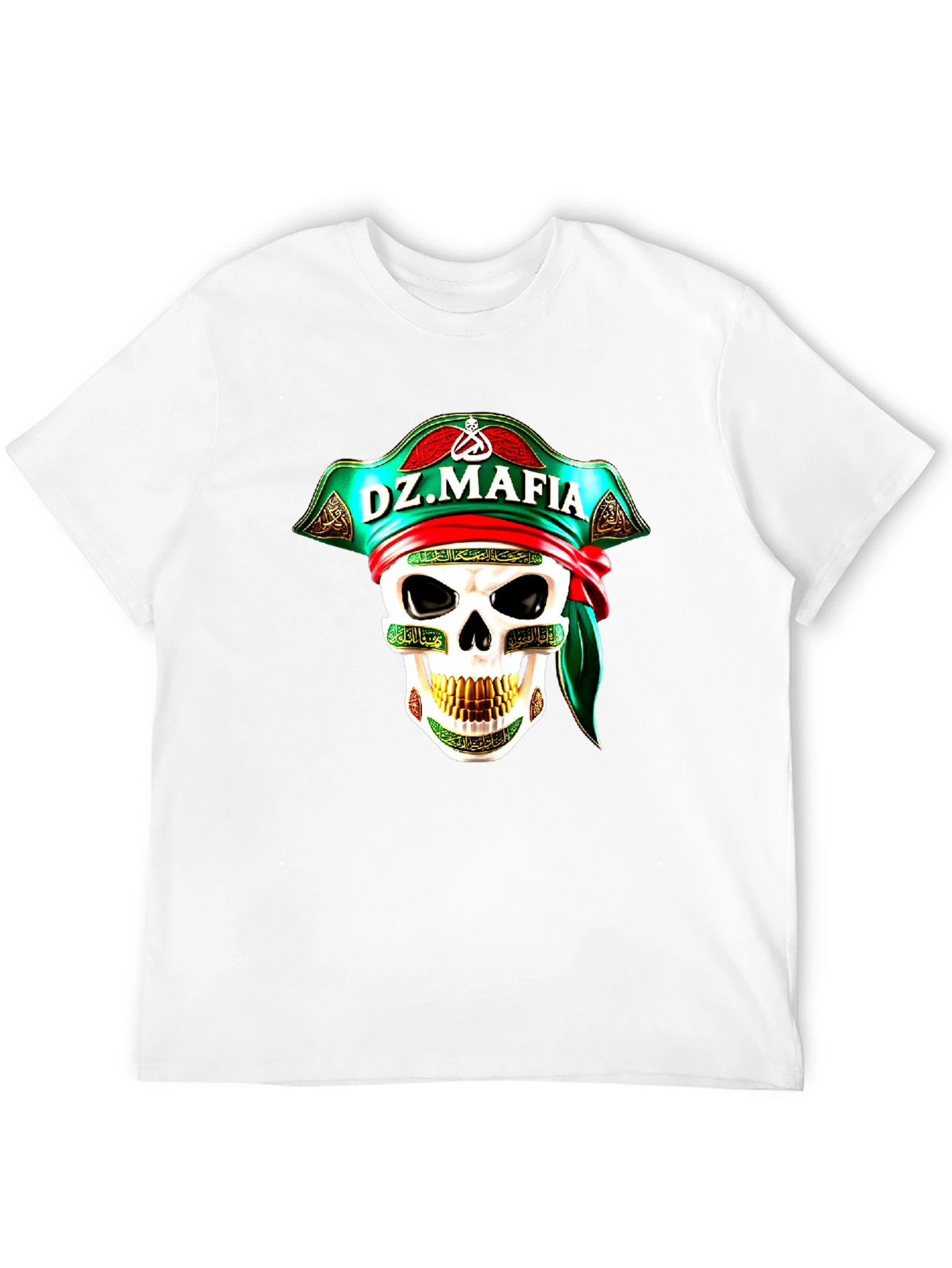 DZ Mafia Skull Graphic T-Shirt
