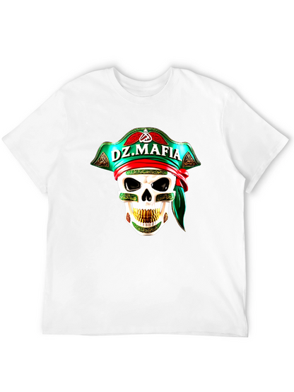 DZ Mafia Skull Graphic T-Shirt