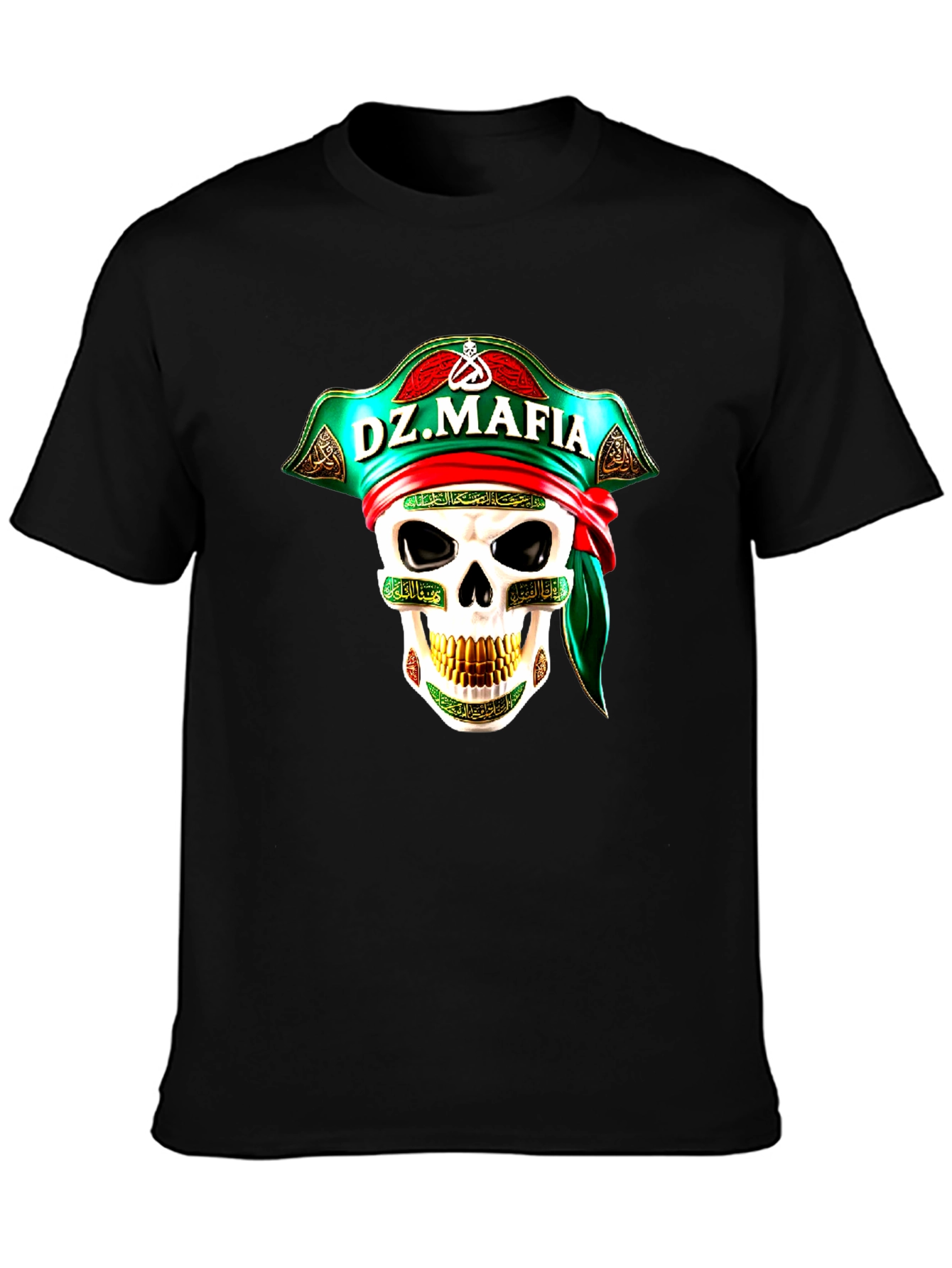 DZ Mafia Skull Graphic T-Shirt