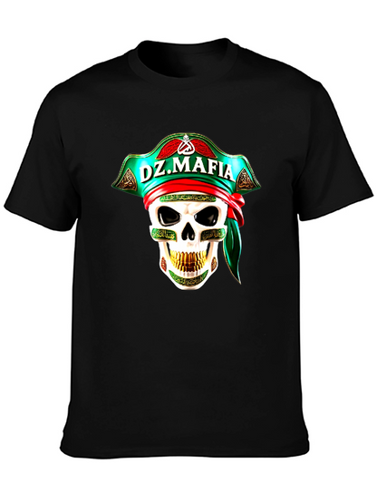 DZ Mafia Skull Graphic T-Shirt