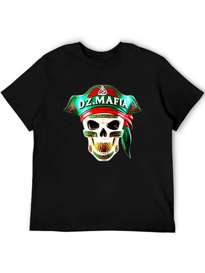 DZ Mafia Skull Graphic T-Shirt
