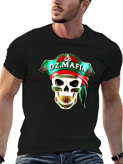 DZ Mafia Skull Graphic T-Shirt
