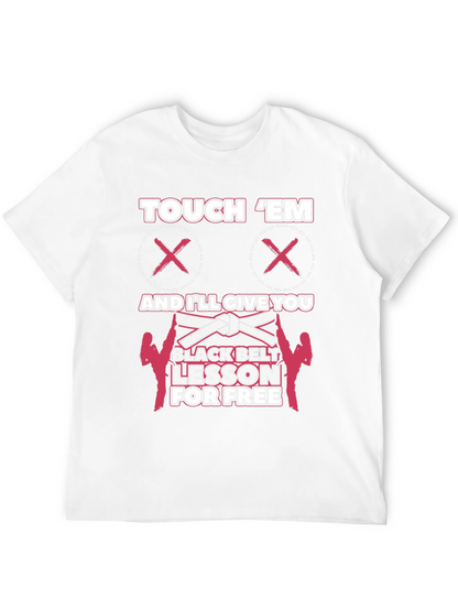 Touch Em Funny Martial Arts Black Belt T-Shirt