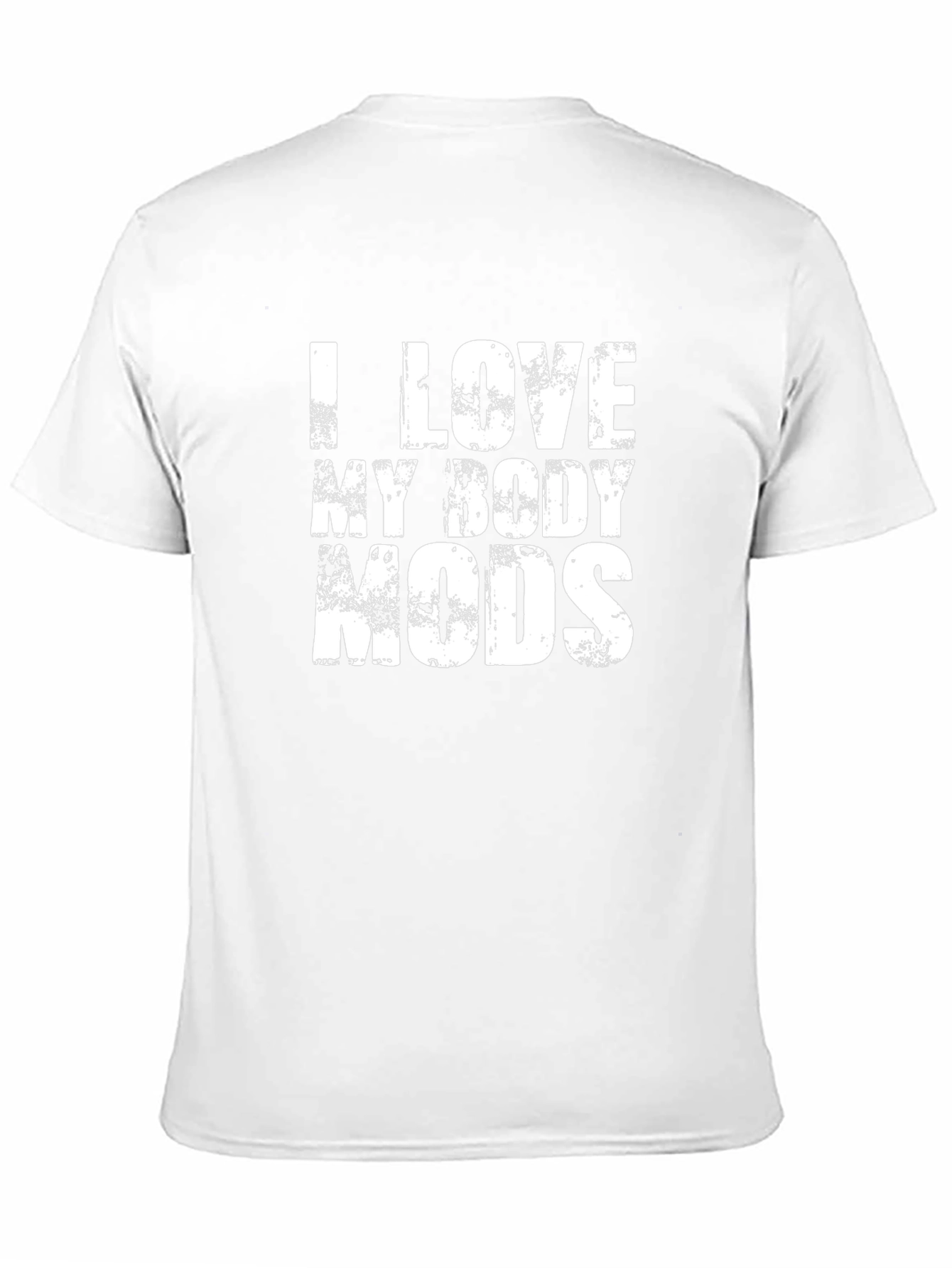 I Love My Body Mods Graphic T-Shirt - Black