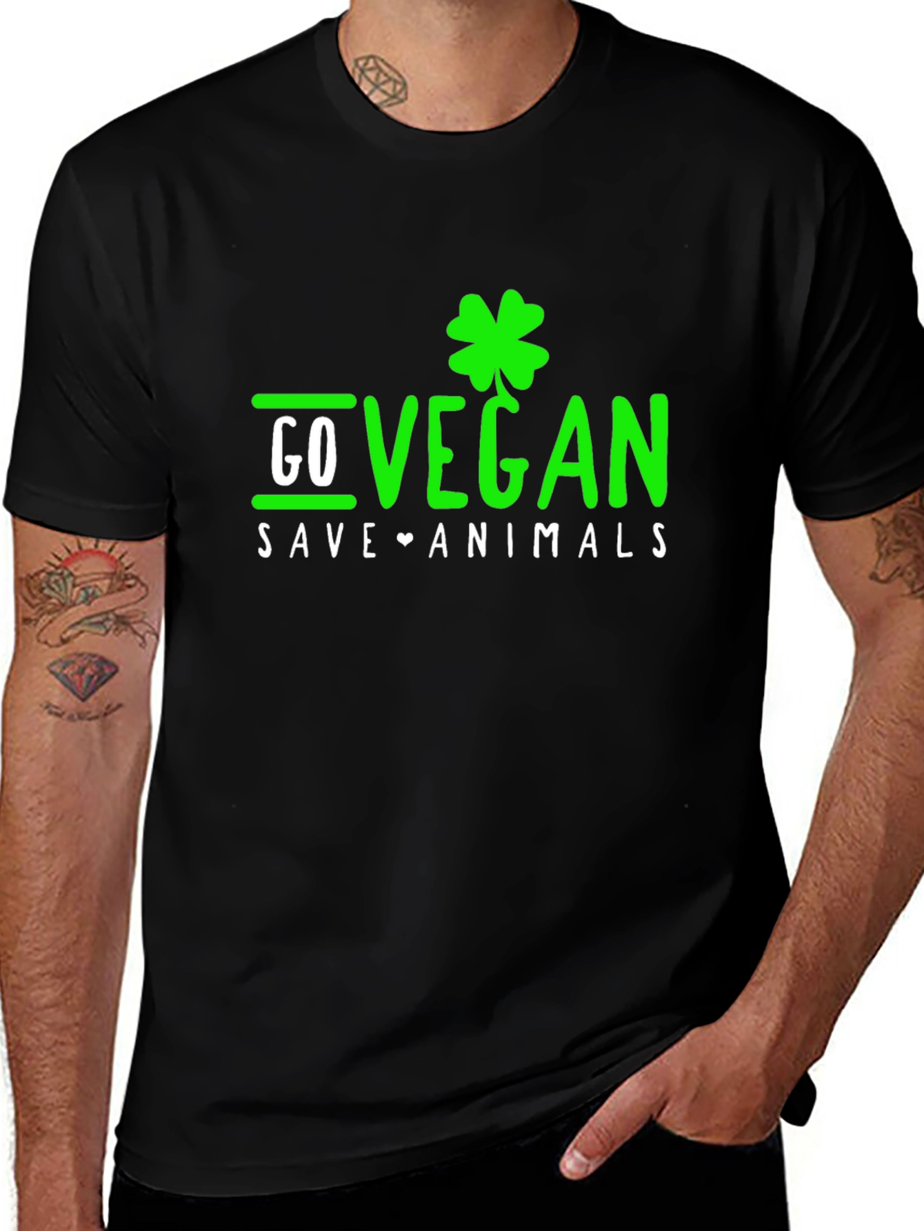 Go Vegan Save Animals T-Shirt