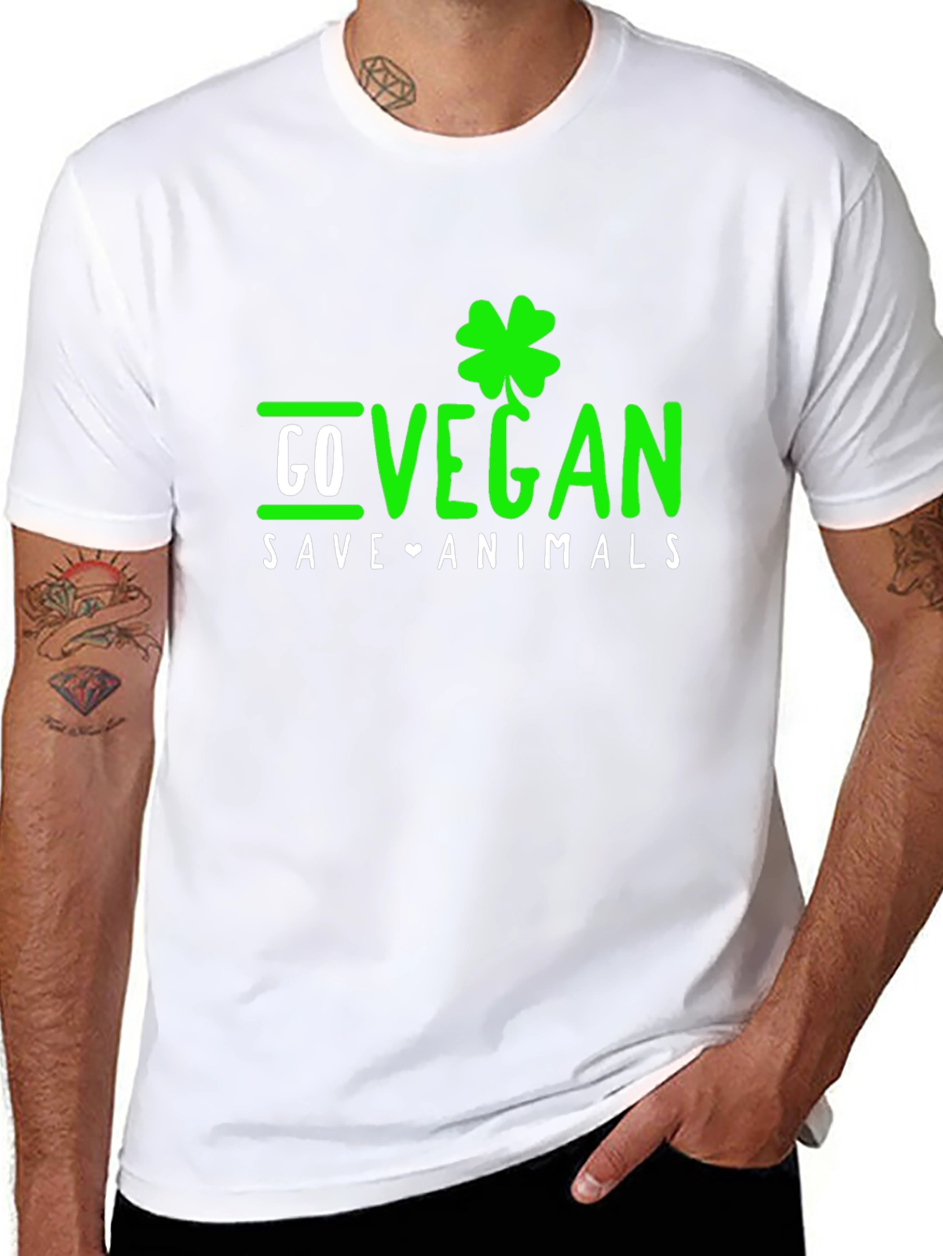 Go Vegan Save Animals T-Shirt
