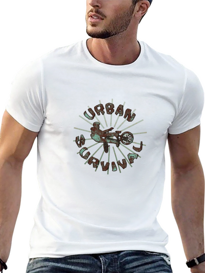 Urban Surviving Graphic Tee - Black