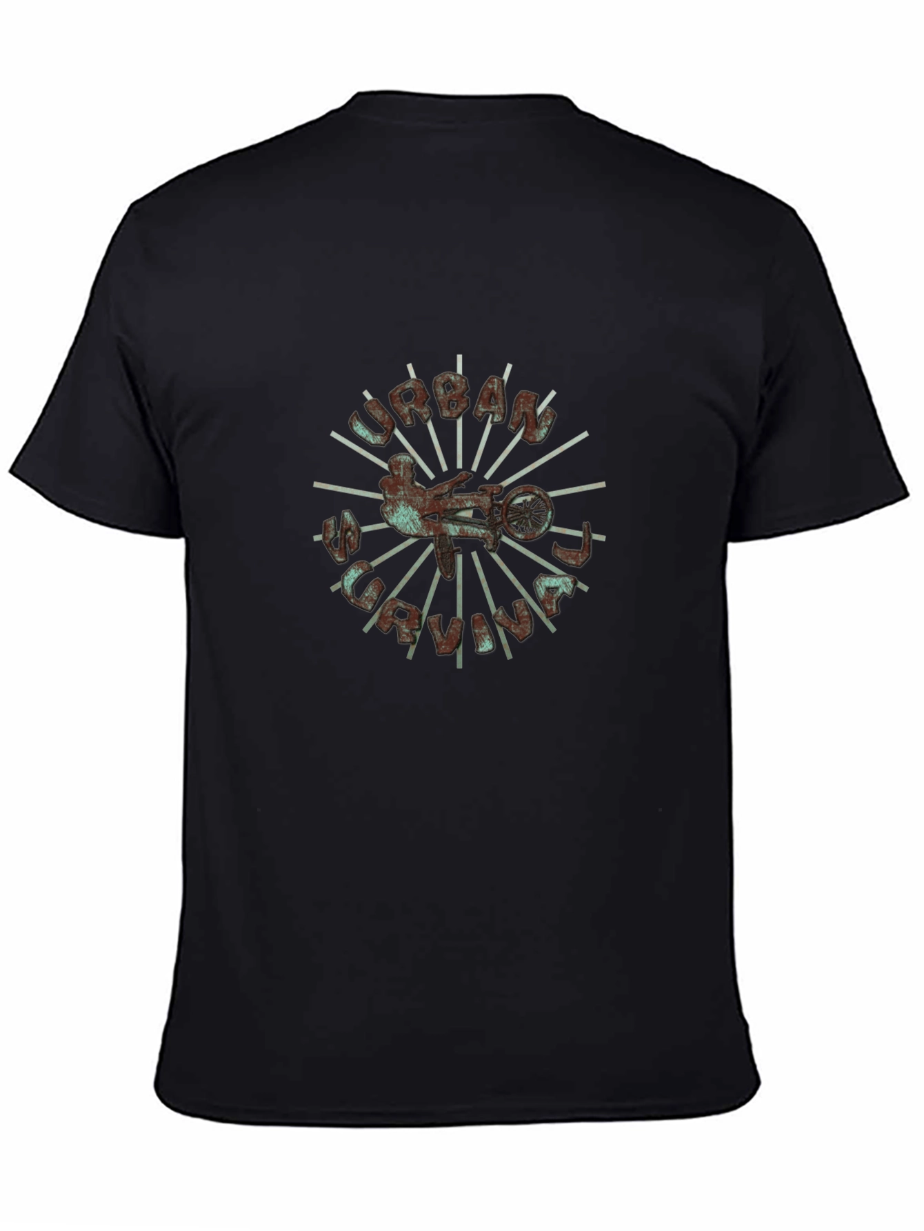 Urban Surviving Graphic Tee - Black